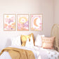 Pip+Phee Daisy Moon Art Print - Pastel