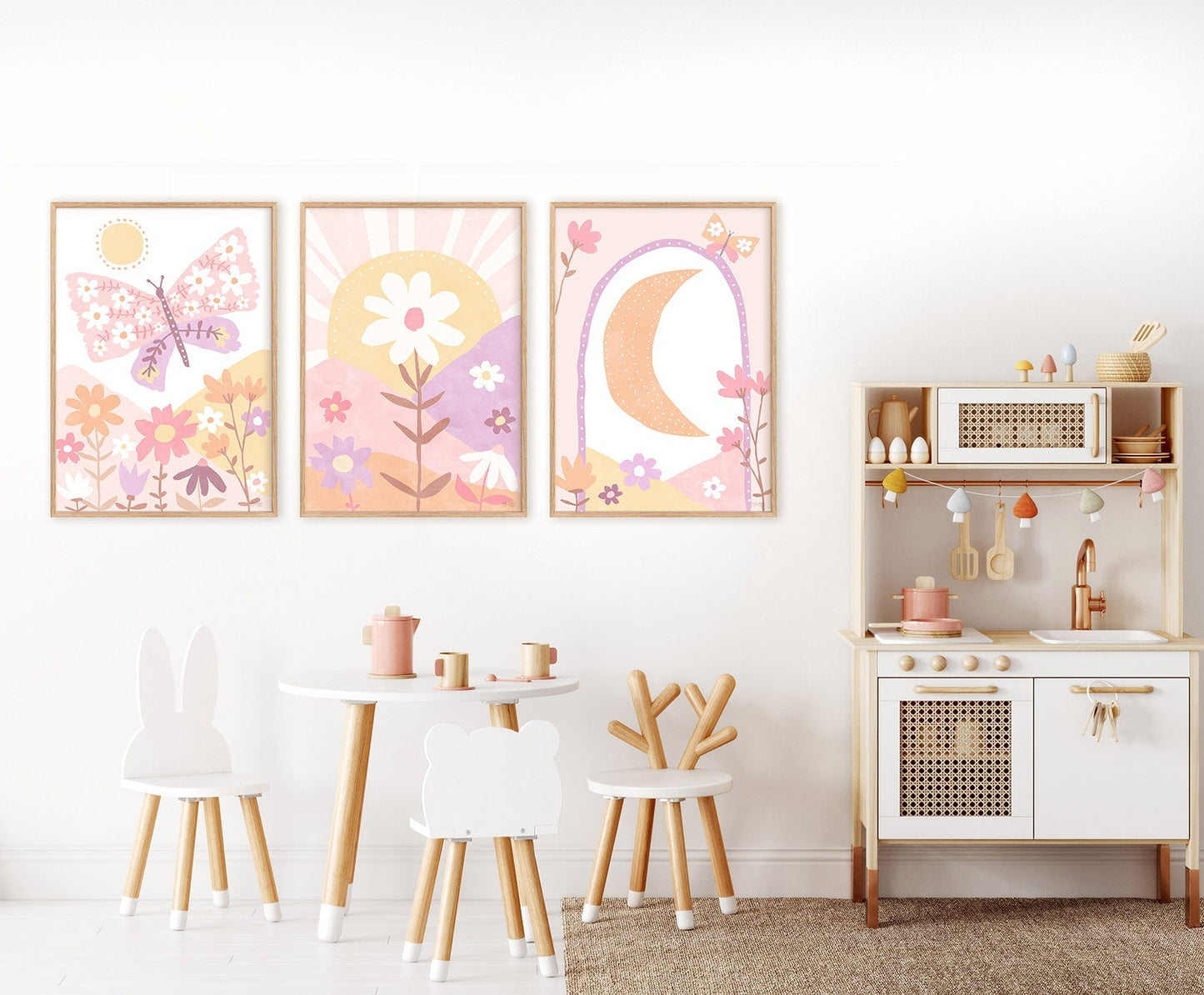 Pip+Phee Daisy Fields Art Print - Pastel