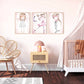 Pip+Phee Ballerina Art Print - Different Hair colours