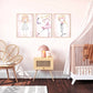 Pip+Phee Ballerina Art Print - Different Hair colours