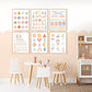 Pip+Phee Clever Cookie Alphabet Art Print - Dusty Pastel