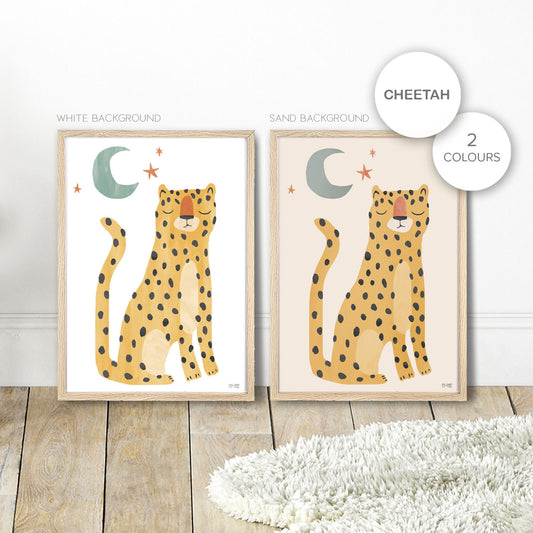 Pip+Phee Jungle Club Cheetah Art Print