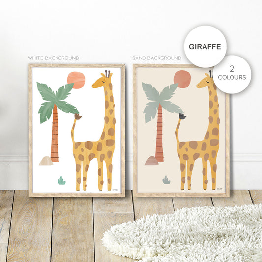 Pip+Phee Jungle Club Giraffe Art Print