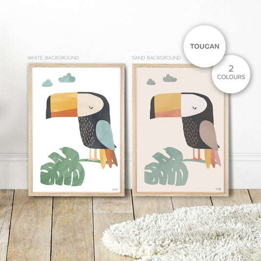 Pip+Phee Jungle Club Toucan Art Print
