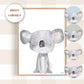 Pip+Phee Australian Animals Koala Art Print