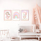 Pip+Phee Coral Mermaid Princess Art Print - Arch Background
