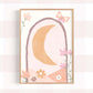 Pip+Phee Daisy Moon Art Print - Dusty Peach