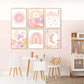 Pip+Phee Daisy Butterfly Art Print - Pastel