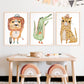 Pip+Phee Jungle Mates Crocodile Art Print