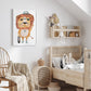 Pip+Phee Jungle Mates Lion Art Print