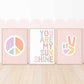 Pip+Phee Rainbow Peace Art Print - Pastels