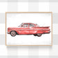 Pip+Phee Chevy Hotrod Car Art Print - more colours available