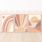 Pip+Phee Sunny Days Rainbow Art Print - Sand