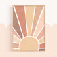 Pip+Phee Sunny Days Sunburst Art Print - Sand