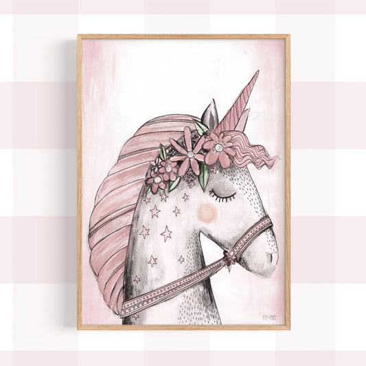 Pip+Phee Unicorn Art Print
