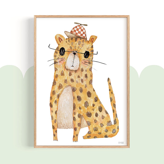Pip+Phee Jungle Mates Cheetah Art Print