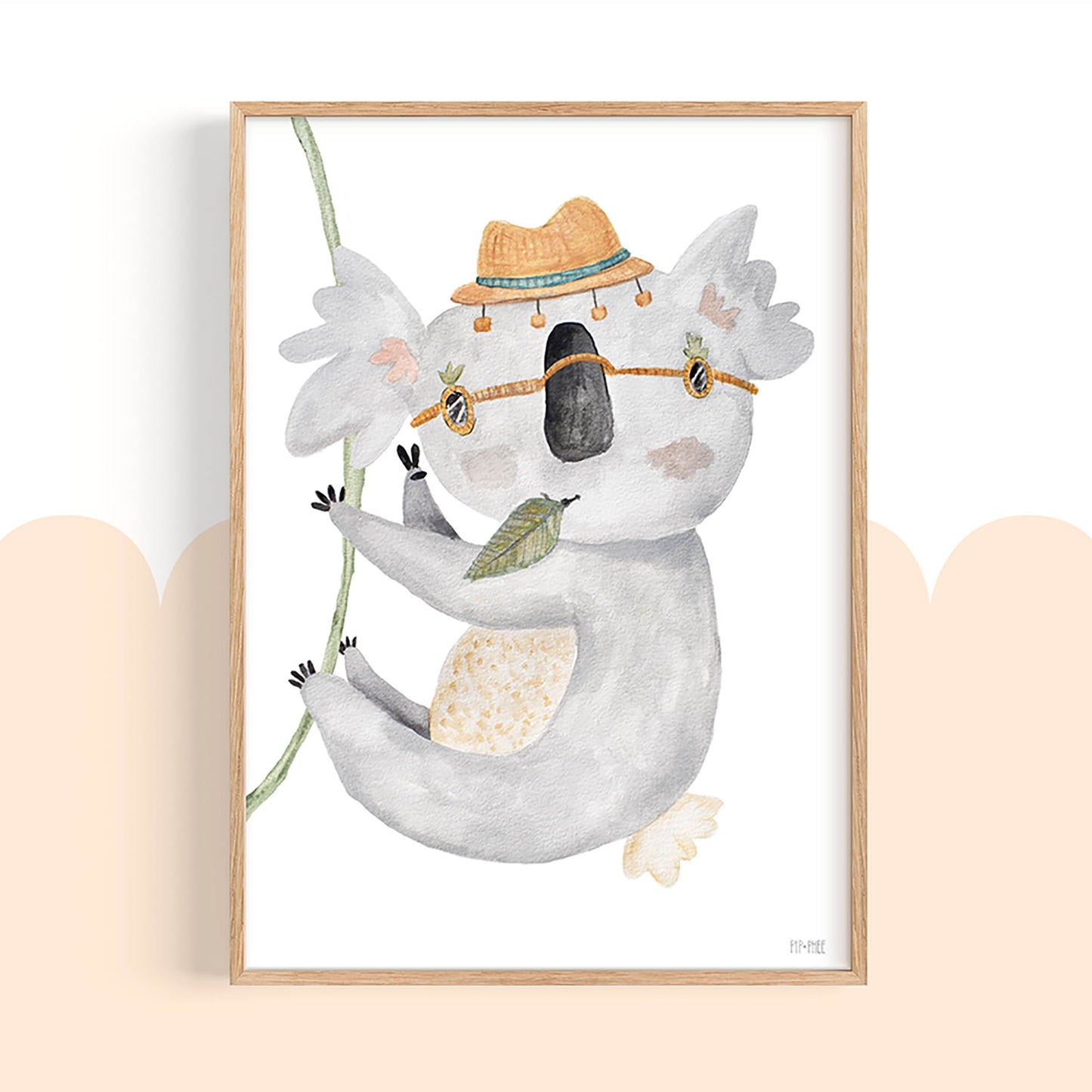 Pip+Phee Bush Mates Koala Art Print