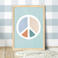 Pip+Phee Peace Symbol Art Print