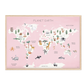 Pip+Phee Planet Earth Art Print - Pink