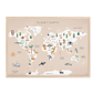 Pip+Phee Planet Earth Art Print - Tan Sand