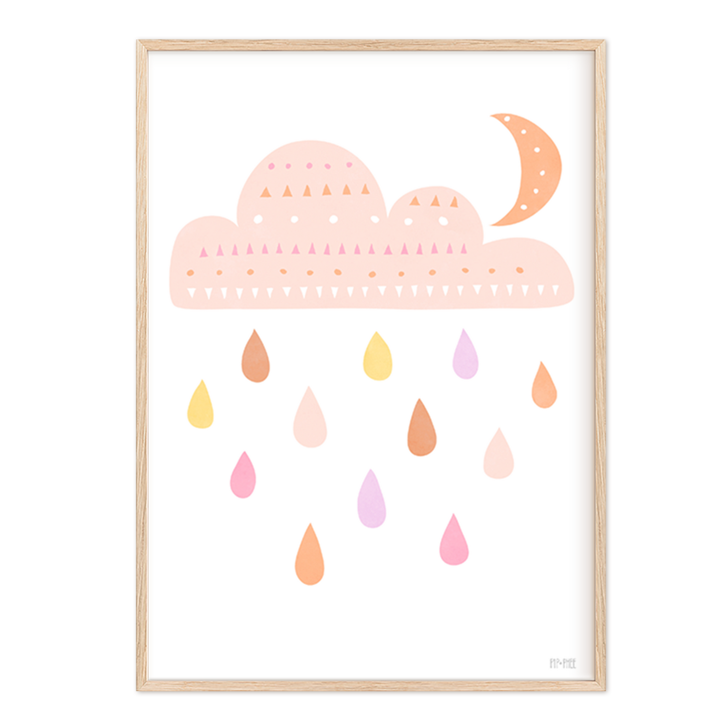 Pip+Phee Spring Rain Art Print - Pastels