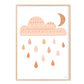 Pip+Phee Spring Rain Art Print - Sand