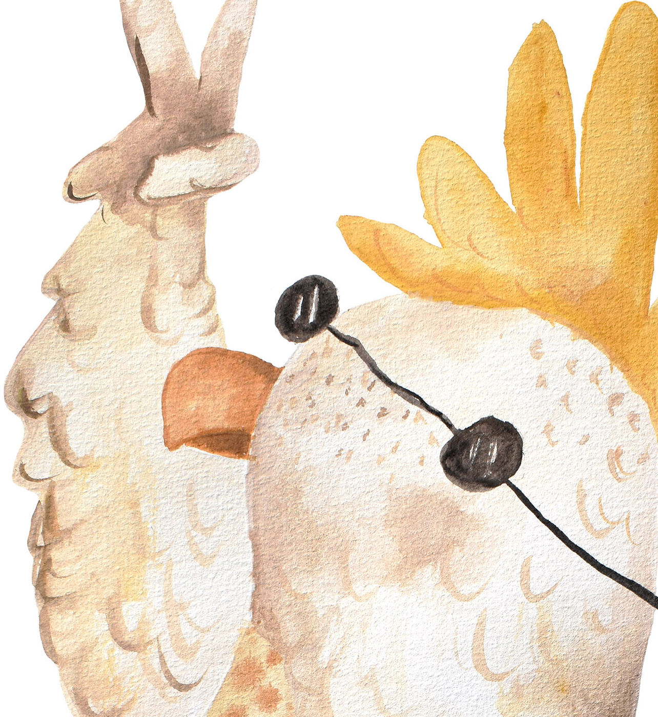 Pip+Phee Bush Mates Cockatoo Art Print