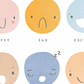 Pip+Phee Clever Cookie Emotions Art Print - Dusty Pastel