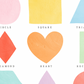 Pip+Phee Clever Cookie Shapes Art Print - Bright