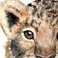 Pip+Phee Watercolour Jungle Lion Art Print