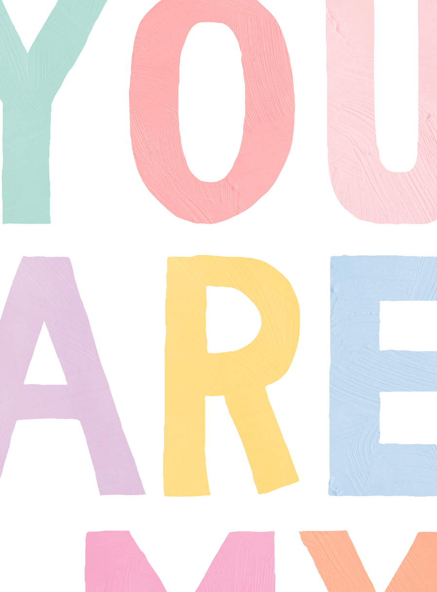 Pip+Phee You Are My Sunshine Art Print - Pastels
