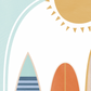 Pip+Phee Surfboard Arch Art Print