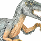 Pip+Phee Jurassic Velociraptor Art Print
