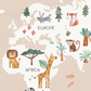 Pip+Phee Planet Earth Art Print - Tan Sand