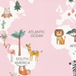 Pip+Phee Planet Earth Art Print - Pink