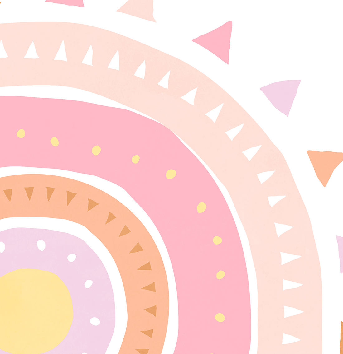 Pip+Phee Spring Sun Art Print - Pastels
