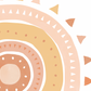Pip+Phee Spring Sun Art Print - Sand