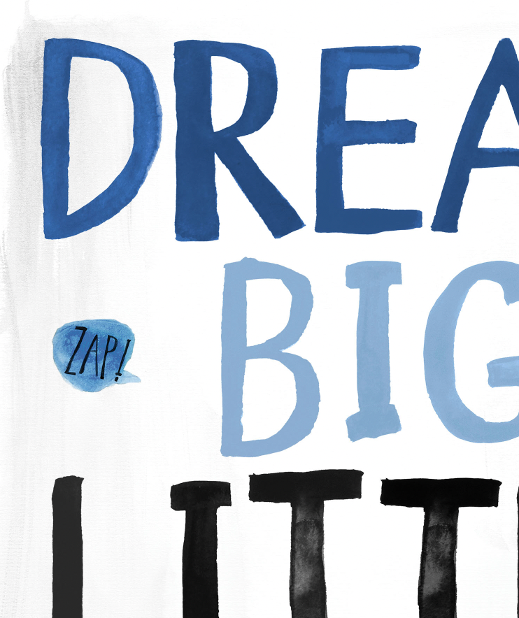 Pip+Phee Superhero Dream Big Art Print