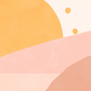 Pip+Phee Sunny Days Mountain Art Print - Corals