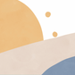 Pip+Phee Sunny Days Mountain Art Print - Dusty Blue