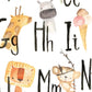 Pip+Phee Watercolour Picture Alphabet Art Print