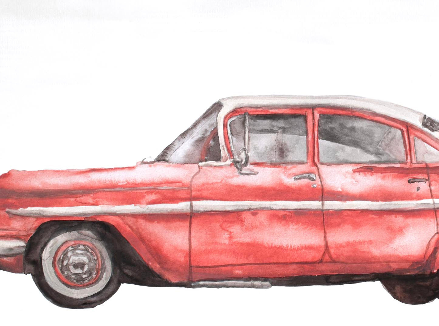 Pip+Phee Chevy Hotrod Car Art Print - more colours available