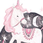 Pip+Phee Luna Unicorn Art Print