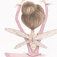 Pip+Phee Ballerina Trio Art Print