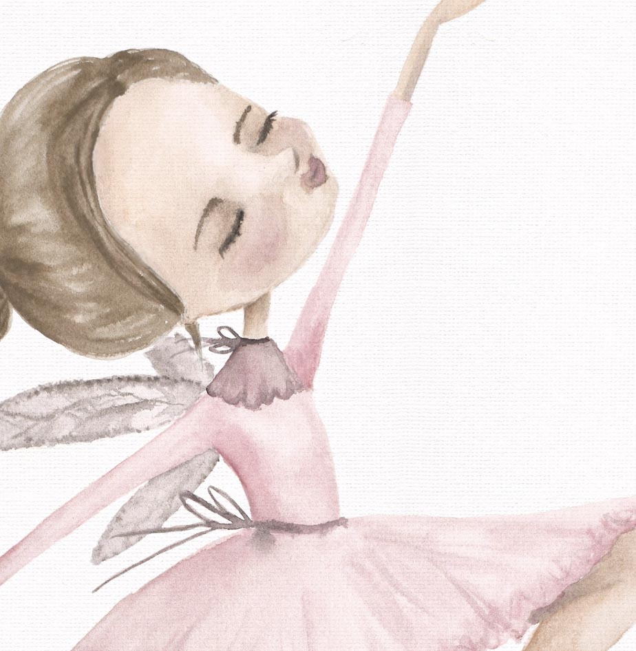 Pip+Phee Ballerina Trio Art Print