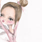 Pip+Phee Ballerina Trio Art Print