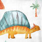 Pip+Phee Dinosaur Dimetradon Watercolour Art Print