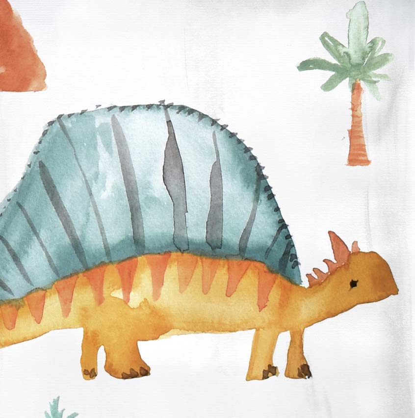 Pip+Phee Dinosaur Dimetradon Watercolour Art Print