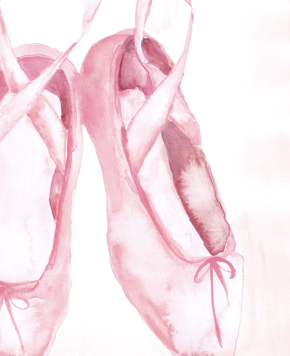 Pip+Phee Ballet Slippers Art Print