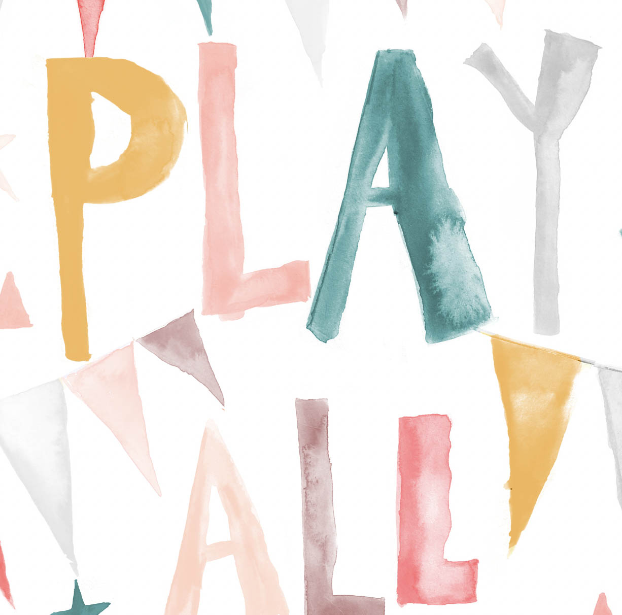 Pip+Phee Play All Day Art Print - Pink